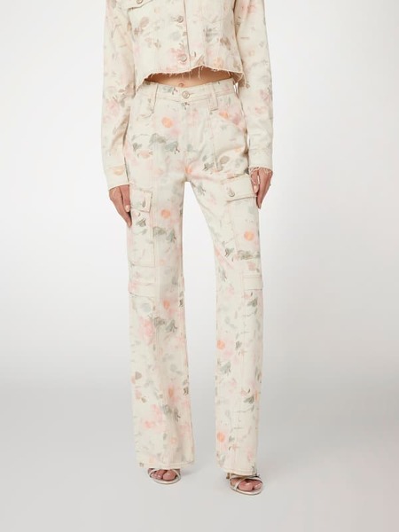  Guess High Waist Cargo Jeans 