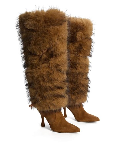  Guess Hohe Stiefel Lammfell 