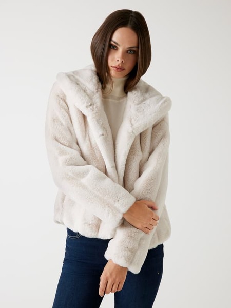  Guess Jacke Kunstfell 