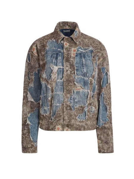  Guess Jeansjacke Gebrannte Optik 