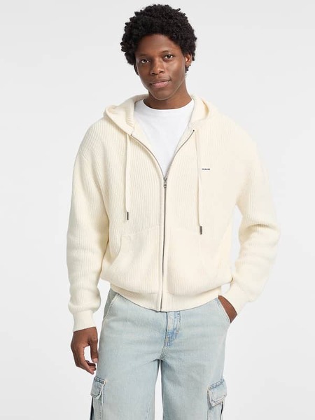  Guess Kapuzenpullover Mit Durchgehendem Reißverschluss 