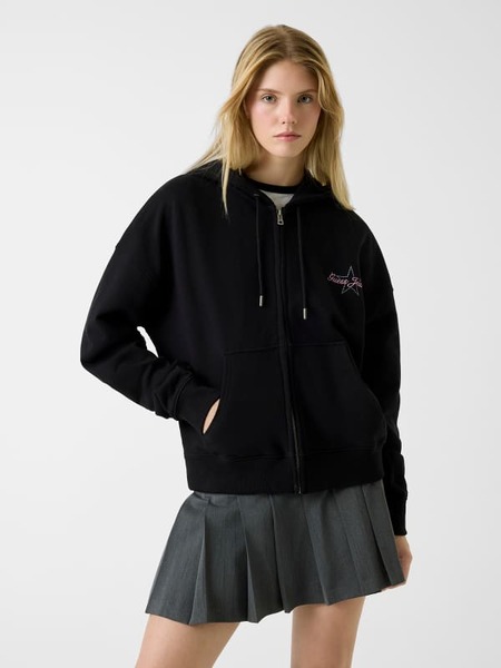  Guess Kapuzenpullover Mit Gesticktem Logo 