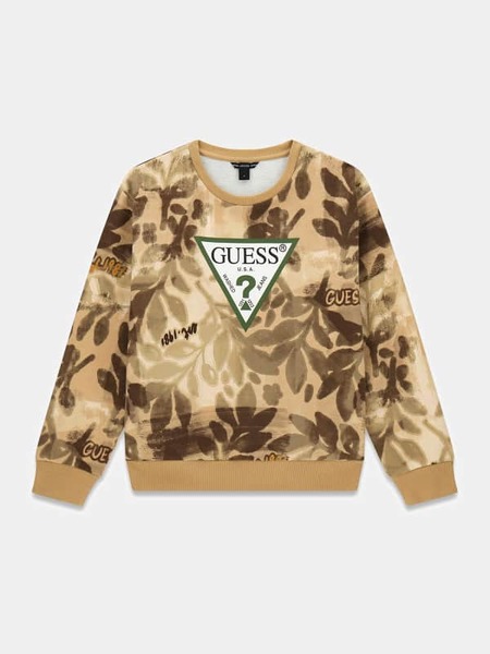  Guess Kids Bedruckter Logo-pullover 