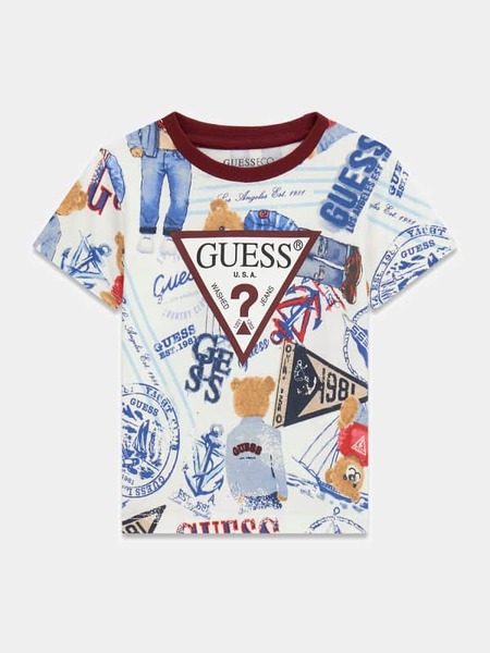  Guess Kids Bedrucktes T-shirt 