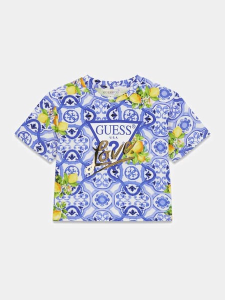  Guess Kids Bedrucktes T-shirt 