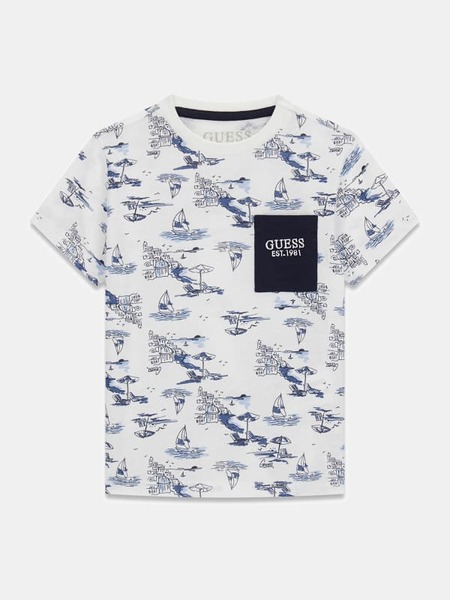  Guess Kids Bedrucktes T-shirt 