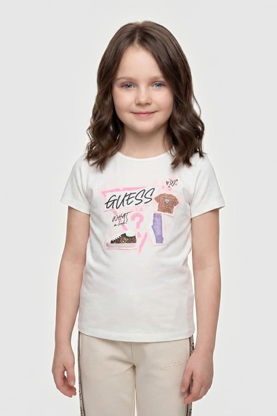  Guess Kids Bedrucktes T-shirt 