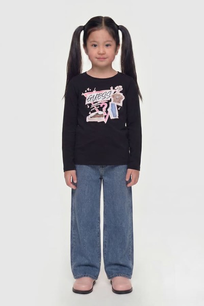  Guess Kids Bedrucktes T-shirt 