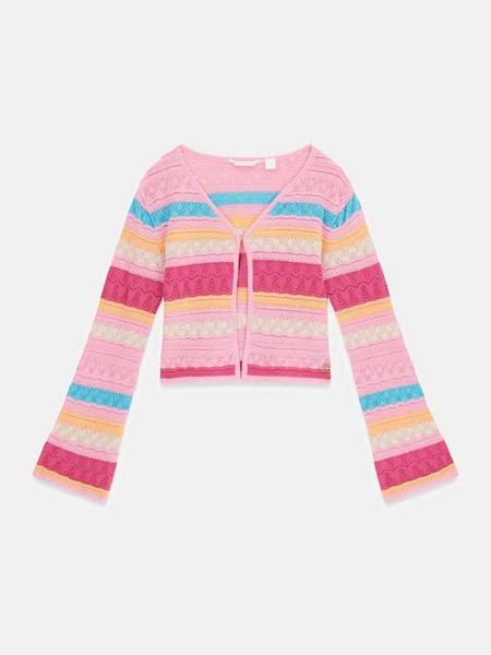  Guess Kids Gehäkelte Strickjacke 