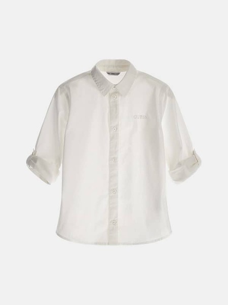  Guess Kids Hemd Mit Logo-stickerei Vorne 