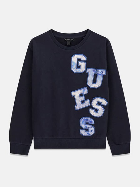  Guess Kids Logo-patch-sweatshirt 