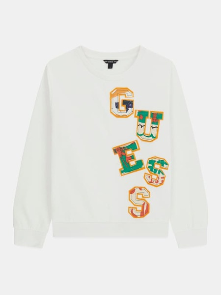  Guess Kids Logo-patch-sweatshirt 