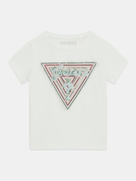  Guess Kids Pailletten-logo-t-shirt 