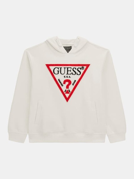  Guess Kids Sweatshirt Mit Logo-dreieck Vorne 