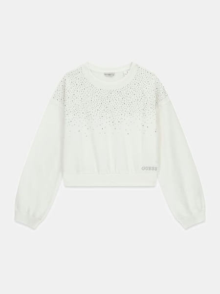  Guess Kids Sweatshirt Mit Strasssteinen 