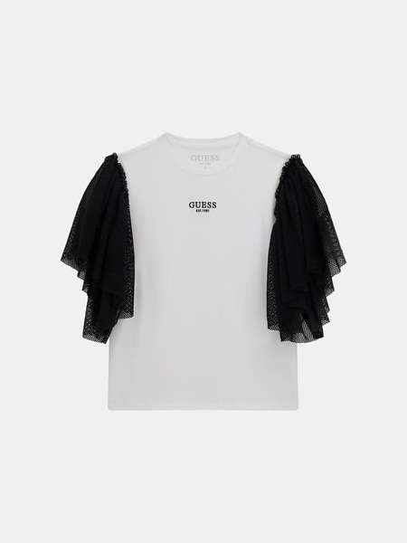  Guess Kids T-shirt Mit ärmeln Aus Netzstoff 