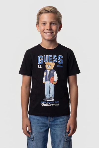  Guess Kids T-shirt Mit Aufgedrucktem Logo 