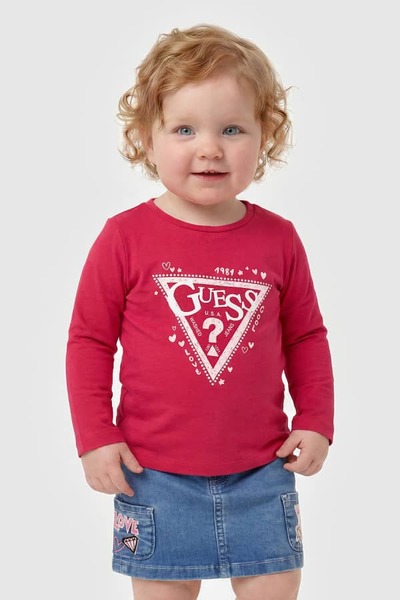  Guess Kids T-shirt Mit Dreieck-logo 