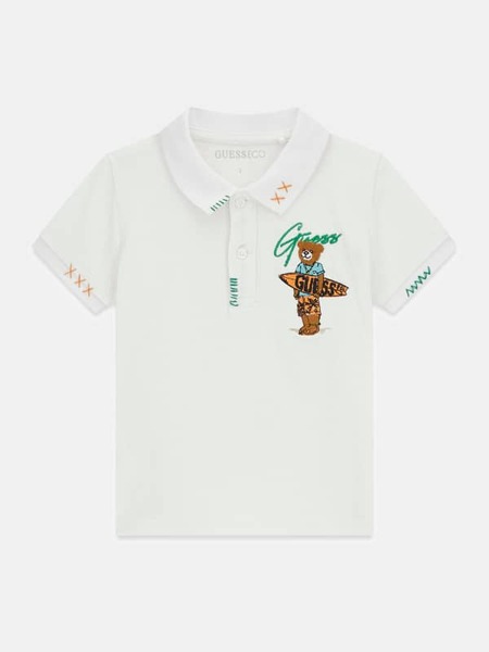  Guess Kids Teddy-bär Poloshirt 