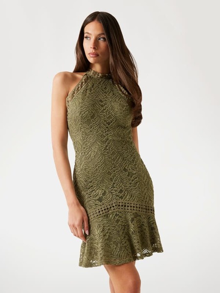  Guess Kurzes Bodycon-spitzenkleid 