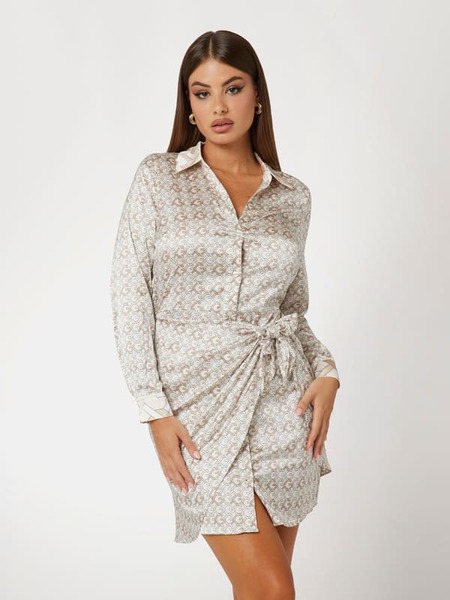  Guess Kurzes Kleid Allover-print 