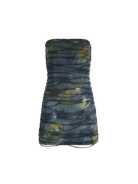  Guess Kurzes Kleid In Tie-dye-optik 