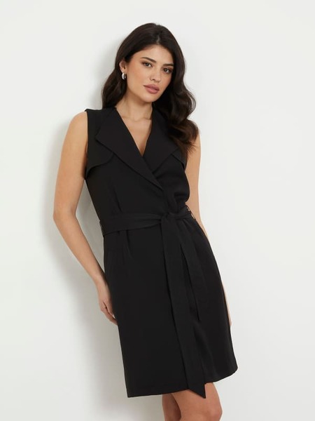  Guess Kurzes Wickelkleid Mit Gürtel 