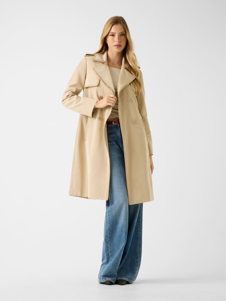  Guess Langer Trenchcoat Mit Gürtel 