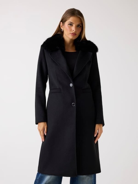  Guess Langer Wollmix-mantel 