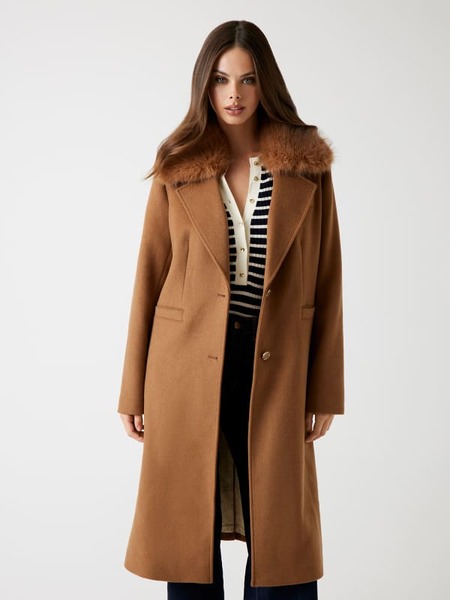  Guess Langer Wollmix-mantel 