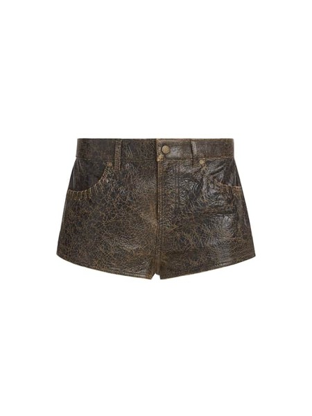  Guess Leder-shorts Crackle-optik 