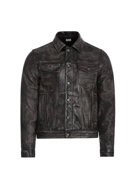  Guess Lederjacke Distressed-optik 