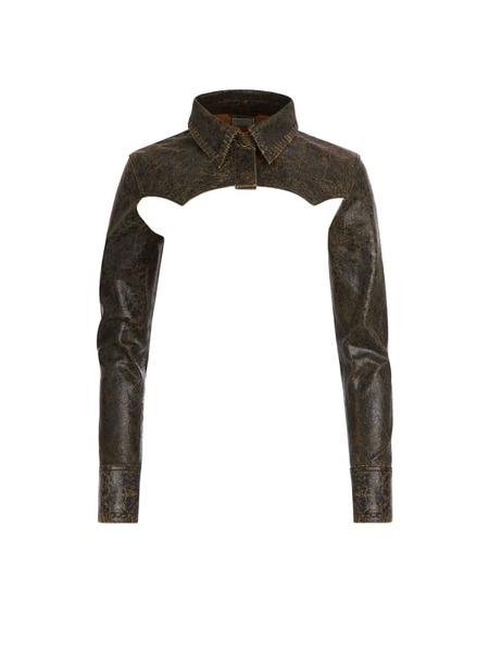  Guess Ledershirt Crackle-optik 