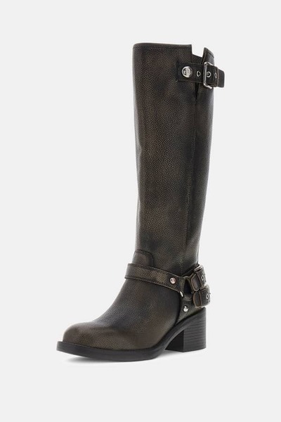 Guess Matley Echtes Lederstiefel 