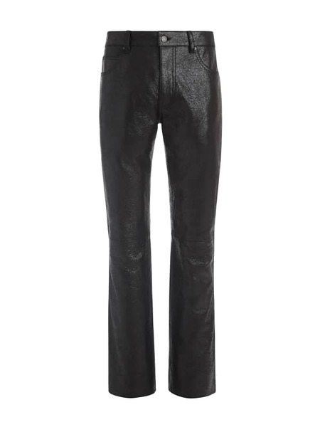  Guess Mid Waist Flared Lederhose 