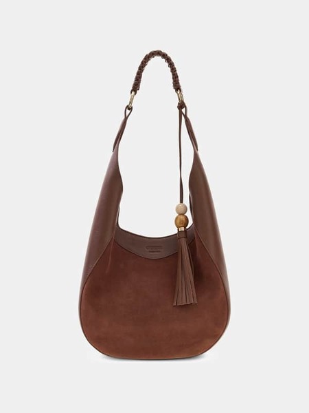  Guess Nina Hobo-tasche Aus Echtem Leder 