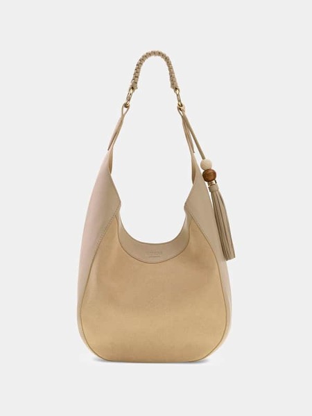  Guess Nina Hobo-tasche Aus Echtem Leder 