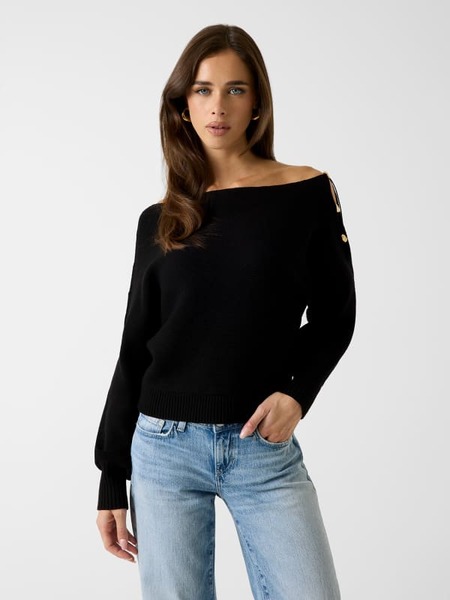  Guess One-shoulder-pullover 