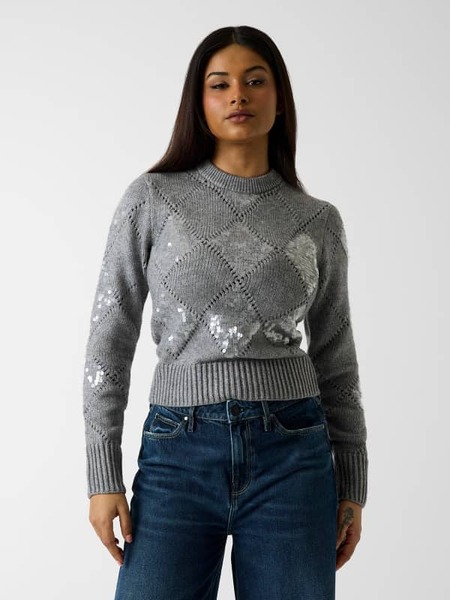  Guess Paillettenpullover 