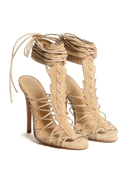  Guess Sandalette Mit Schnürung 
