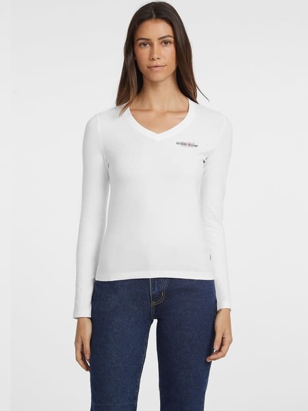 Guess Slim Mini American Tradition Langarm-t-shirt 