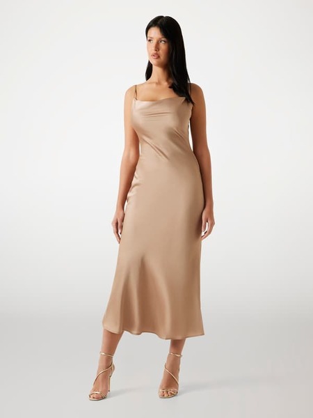  Guess Slip Dress Aus Satin 