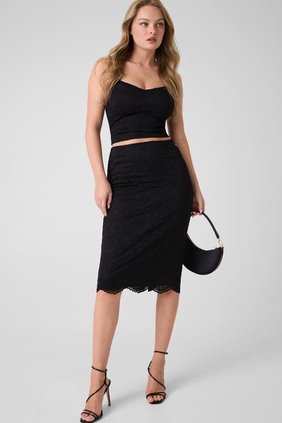  Guess Spitzen-cropped-top 