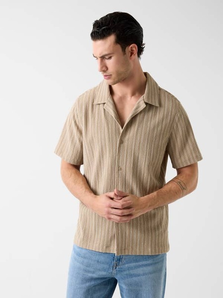  Guess Stricktexturiertes Hemd 