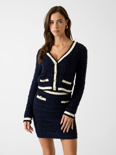  Guess Strukturierte Strickjacke 