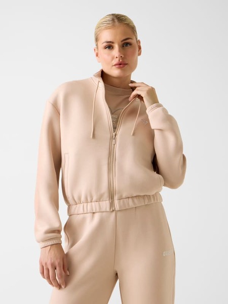  Guess Sweatshirt Mit Strassreißverschluss 
