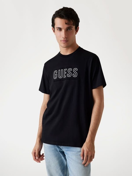  Guess T-shirt Geprägtes Logo 
