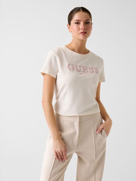  Guess T-shirt Mit Aufgedrucktem Logo 