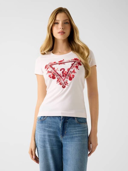  Guess T-shirt Mit Blumenmuster 