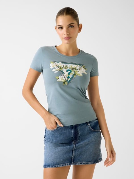  Guess T-shirt Mit Dreieckslogo 